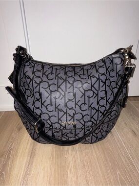 Calvin Klein Monogram Hobo Bag